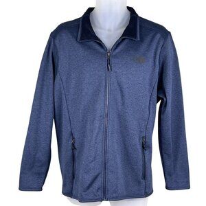 The North Face Womens 2X Full Zip Skyline Navy Athleisure Stretchy Jacket Sporty